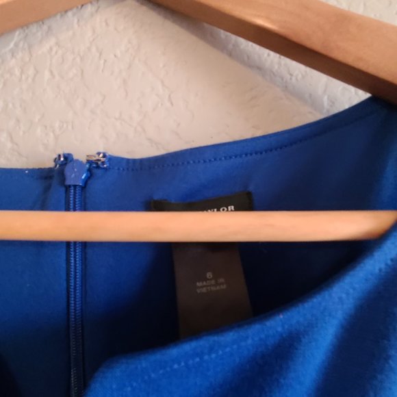 Ann Taylor Royal Blue sleeveless dress - Picture 2 of 3